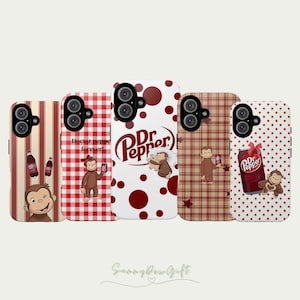 Dr Curious George Phone Case | iPhone Samsung Double Layer Protection