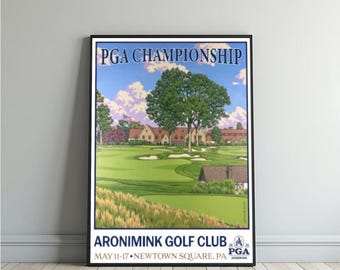 PGA Championship Aronimink Golf Club May 2026 Poster