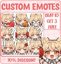 Custom Twitch Emotes | Personalized PNG Designs for Streamers product logo