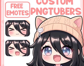 Custom PNGTuber, Chibi Avatar for Twitch & Discord (Made to Order)
