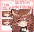 Custom PNGTuber Avatar Commission \u2013 Chibi VTuber Model for Twitch, Discord & Content Creators product logo