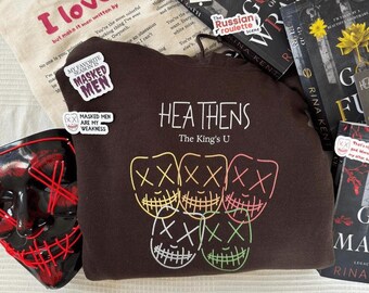 Heathens Legacy of Gods Hoodie: Rina Kent Dark Romance Bookish Sweatshirt