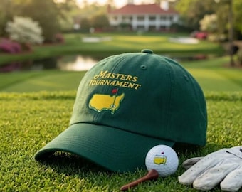 Gorra bordada Master Golf Classic para papá, gorra del torneo nacional de golf