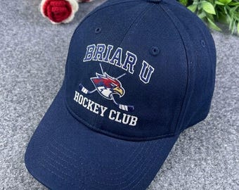 Briar U Hockey Club Embroidered Hat, Off Campus Series Hat, Briar University Hockey Cap, College Sports Varsity Hat, Bookish Gift for Her
