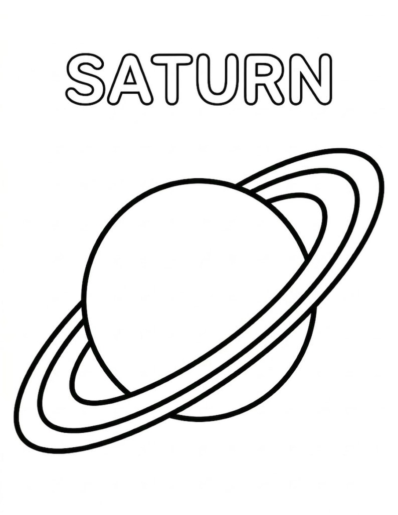 Solar System Coloring Book for Kids Ages 4-8 | Planets, Rockets ...