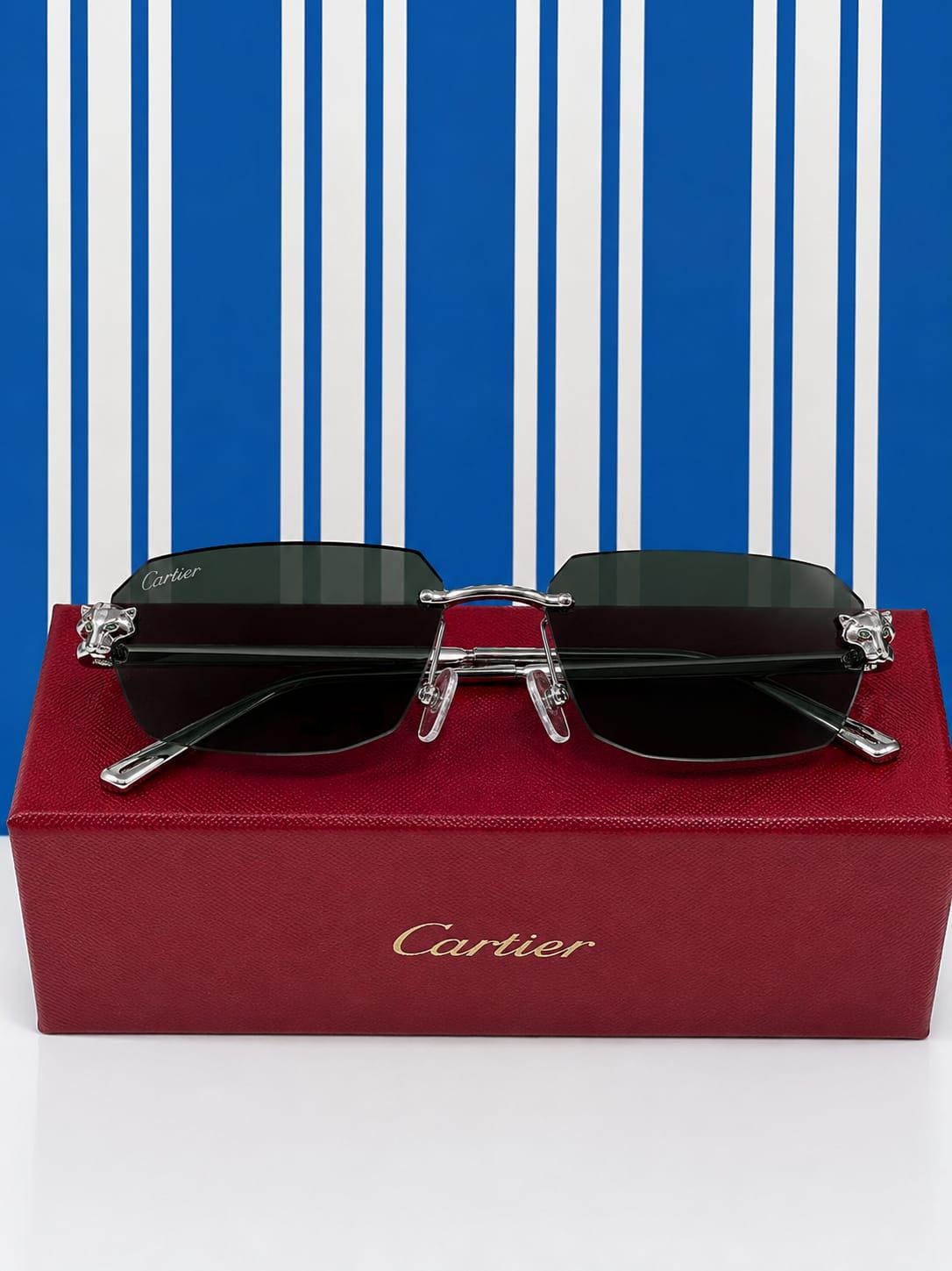 Rimless cartier sunglasses - Etsy 日本