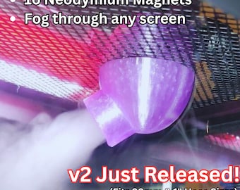 Terrarium Fogger Adapter V2 / Mister – Magnetic Mount, Fits 20mm & 1" Hose (Turtle, Gecko, Reptile, Snake)