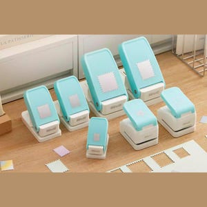 ペーパーパンチツール：切手エッジ - 4つのサイズから選択可能