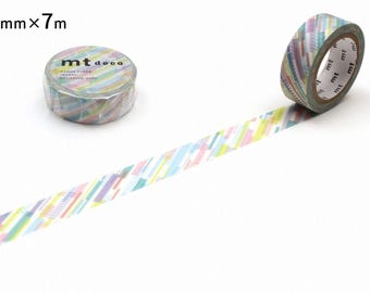 MT Washi Tape, Multicolor Decorative Rolls (7m Each, Japanese Paper)