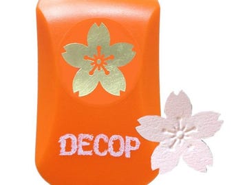 Craft Paper Punch, 3D Embossed by DECOP, Cherry Blossom, Small