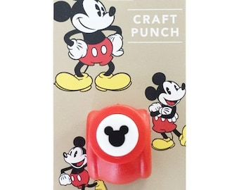 Perforadora de papel Disney Craft, Mickey Mouse, tamaño pequeño