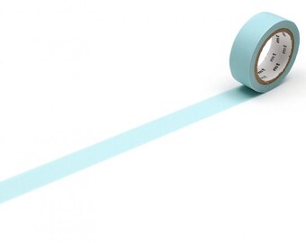 Japanisches mt Washi Tape Baby Blau (7 m Rolle, wiederablösbarer Kleber)