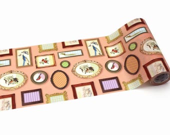 Japanese mt Washi Tape, Vintage Frame Design (7m Roll, Removable)