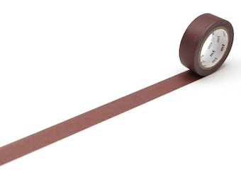 mt Washi Tape: Grau-rotes Dekorpapier - Leicht zu reißen, wieder ablösbar