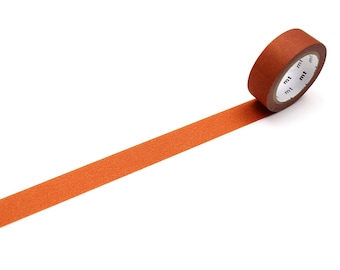 Ruban adhésif adhésif mt orange brûlé mat - Rouleau de papier japonais fin