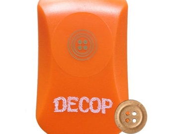 Craft Paper Punch, 3D Embossed by DECOP, Button 13mm