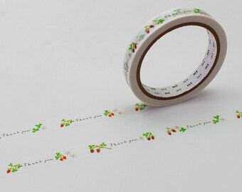 MT Washi Tape: Floral Pattern - Strong Adhesive, Easy to Remove