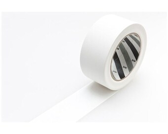 Japanisches mt Washi Tape: Weiß gemustert, 50 mm x 50 m