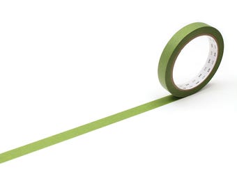 mt Washi Tape großen Kern japanisches Papier matt olivgrün