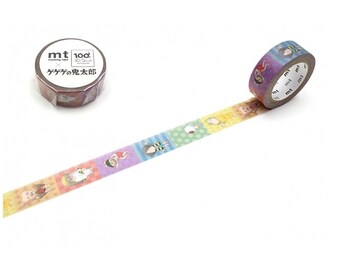 mt Washi Tape: GeGeGe no Kitaro Cartoon Muster (15 mm x 7 m Rolle)