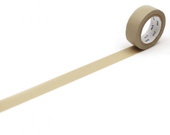 8 rolls mt Washi Tape: Beige Decorative Paper (7m Roll)