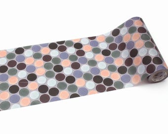 mt Casa Washi Tape Roll - Thick Round Tile Multicolor Circles
