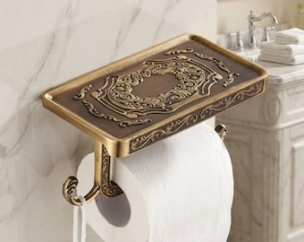 Classic Bathroom Decor Storage Rack