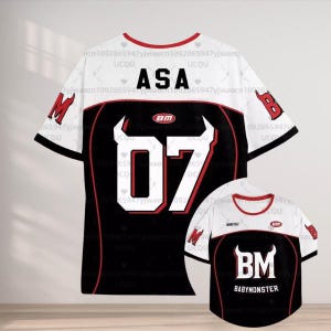 BABYMONSTER フットボールシャツ 07 ワールドツアー レディース