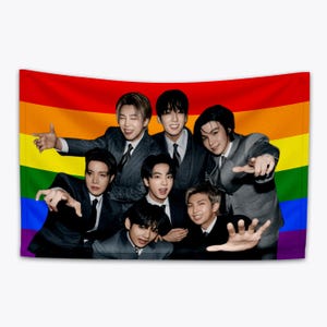 Jungkook Pride Flag - Etsy