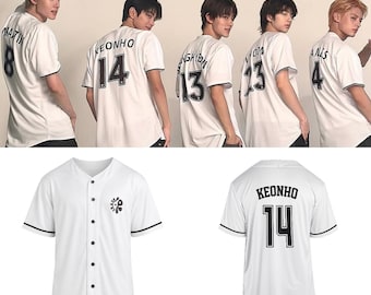 Kpop Idol Jersey Outfit For Put Your Phone Down Concert K-pop Fan Boy Group Casual Clothing Redred Greengreen