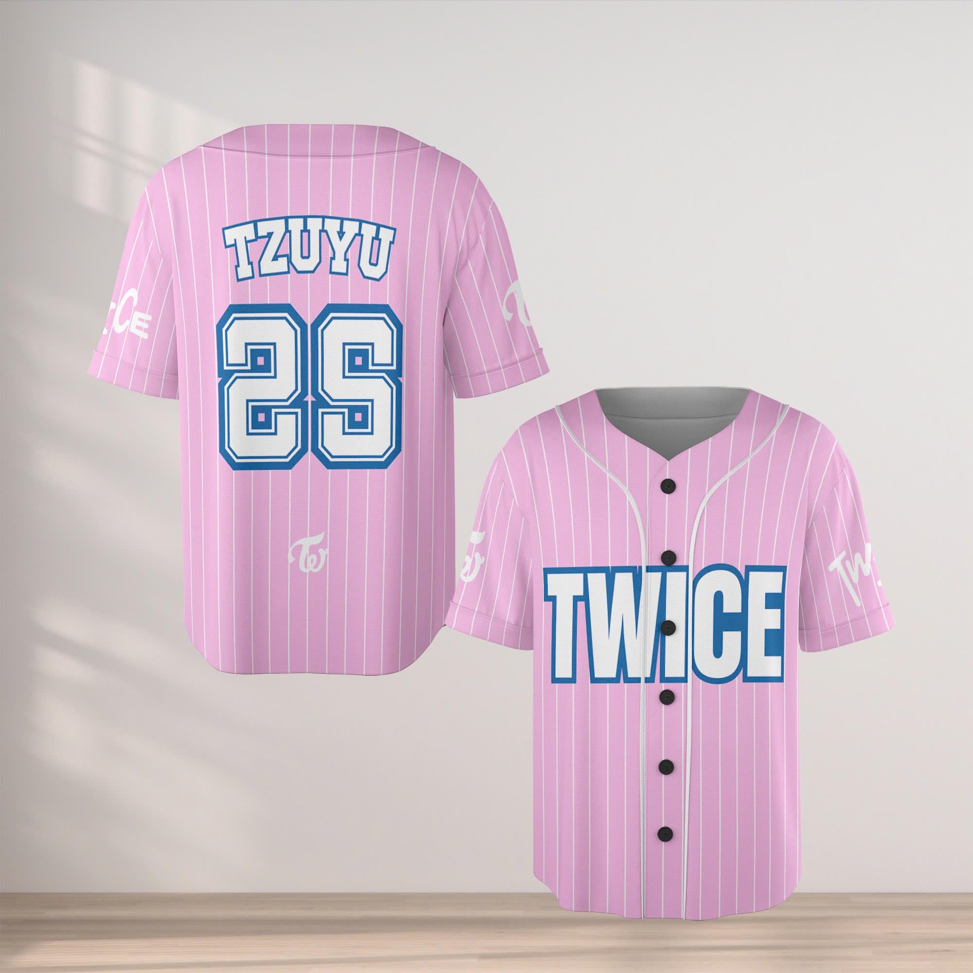 TWICE JIHYO ベースボールシャツ Twice Baseball Jersey Jihyo - Etsy
