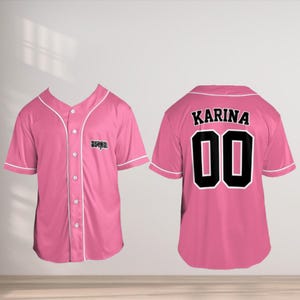 Aespa Baseball Jersey - Etsy