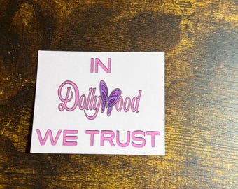 Pink Butterfly Sticker | Country Music Theme Park Sticker | Book Lover Sticker | Children’s Literacy Fundraiser | Waterproof Vinyl