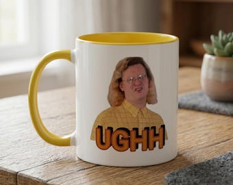 James Love on the Spectrum Ughh Mug, Ceramic Coffee Cup