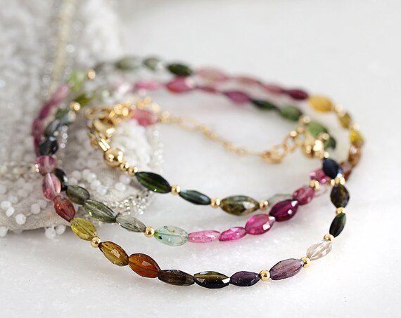 Tourmaline Necklace - October Birthstone Necklace