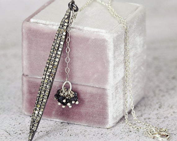 Real Diamond Necklace - April Birthstone Diamond Jewelry