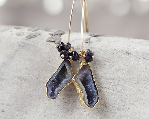 Geode Earrings - Druzy Party Earrings