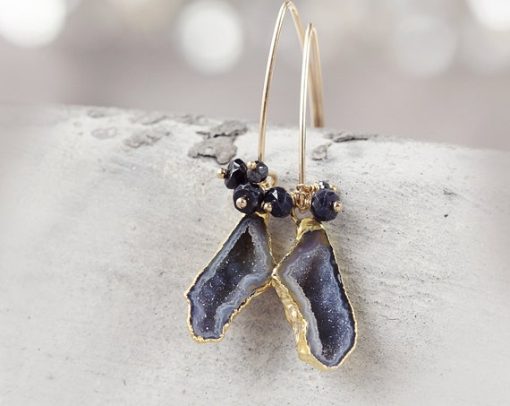 Geode Earrings - Druzy Party Earrings
