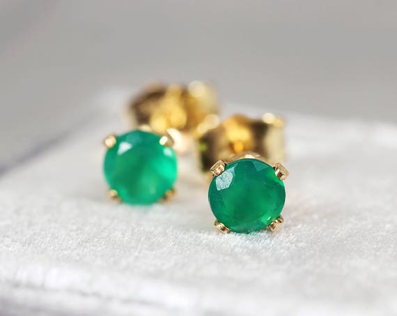 Onyx Earrings - Green Onyx Jewelry