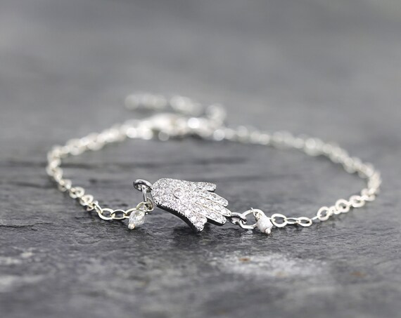 Hamsa Hand Bracelet - Silver Hamsa Bracelet