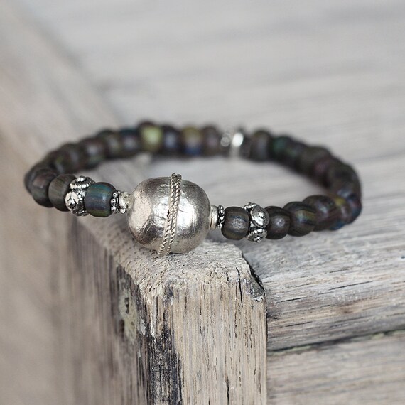 Earthy Bracelet - Rustic Bead Bracelet
