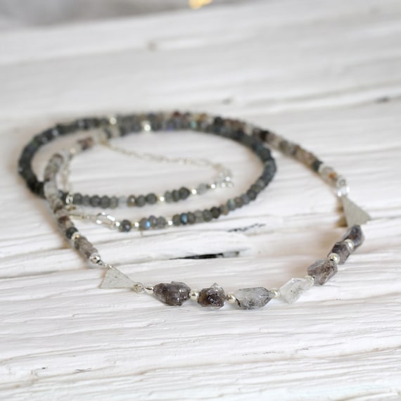 Quartz Crystal Necklace - Modern Quartz Necklace