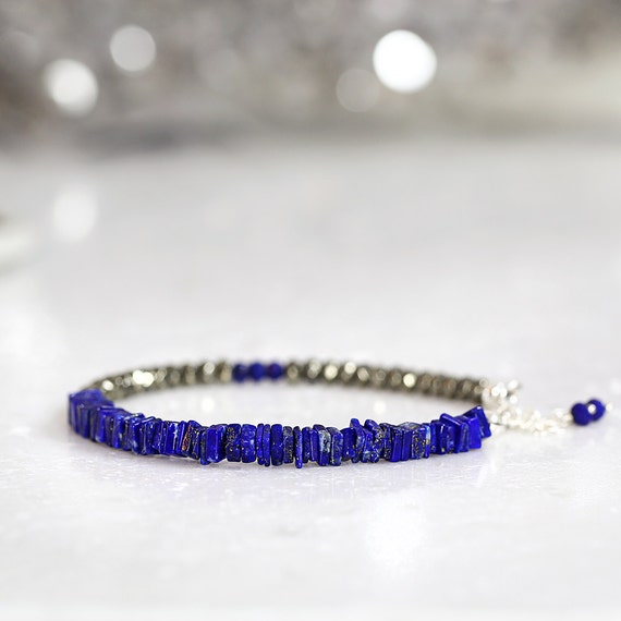 Lapis Lazuli Bracelet - Blue Bracelet For Her
