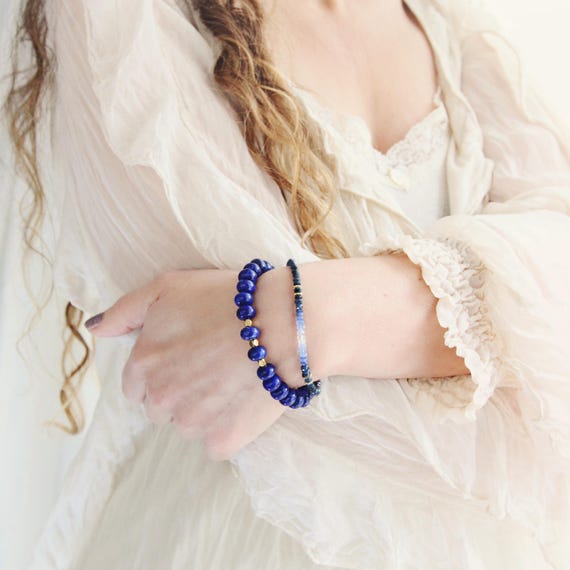 Blue Sapphire Bracelet - September Birthstone Bracelet