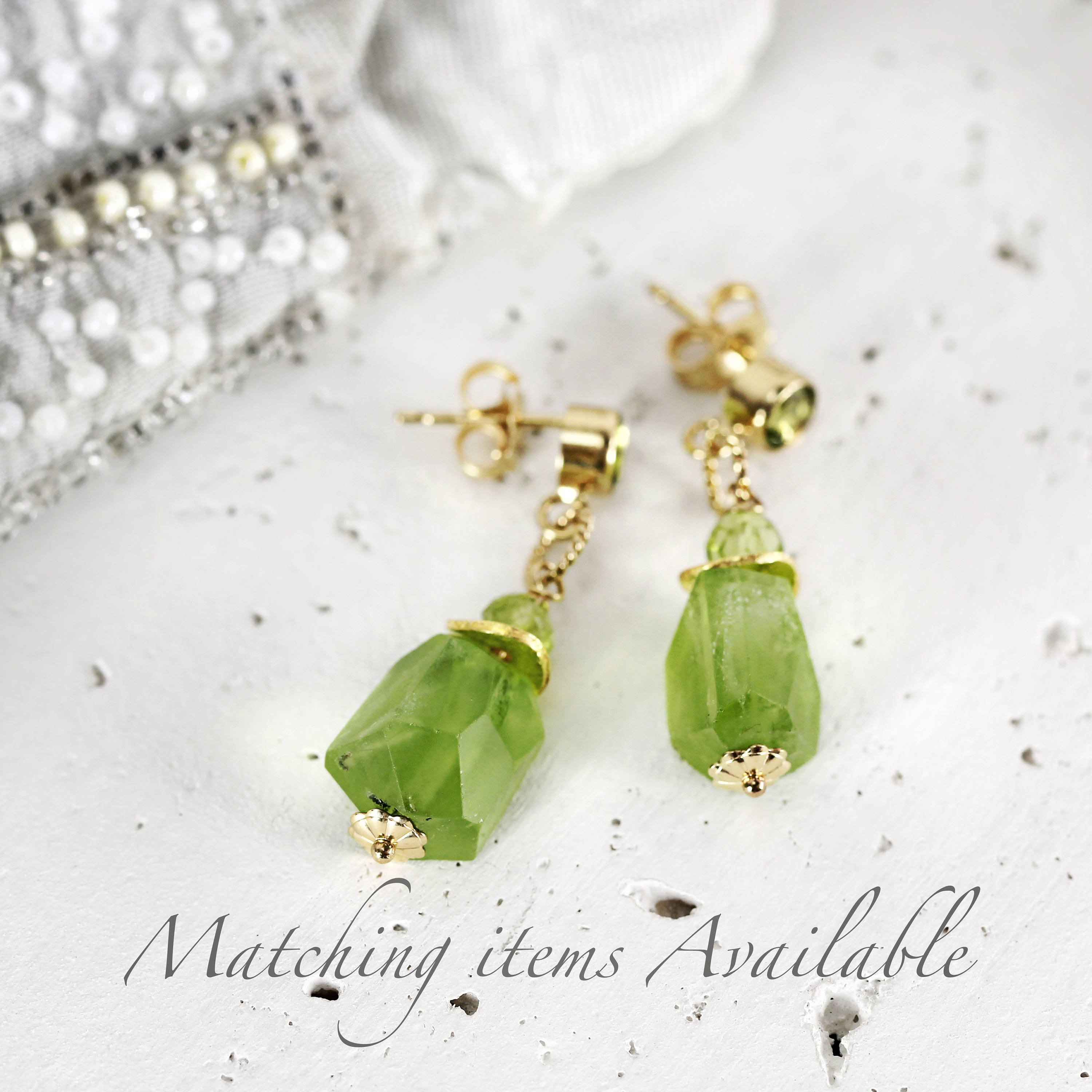 Peridot Necklace – alisonwalshjewellery