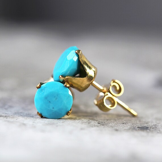 Turquoise Studs - Sleeping Beauty Turquoise Studs