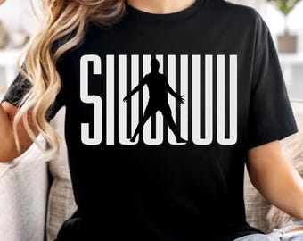 Ronaldo Siuuu CR7 PNG SVG | World Cup 2026 Football Shirt Design | Ronaldo Digital Download