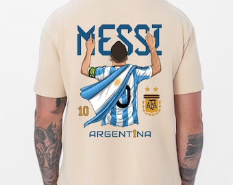 Messi 10 GOAT Football Design | Argentina Soccer SVG PNG (Digital Download)