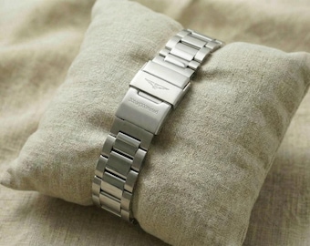 Stalen band voor Longines Conquest/HydroConquest L3-horloge: 19/21/22 mm