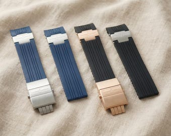 22mm Rubber Strap for Ulysse Nardin Diver/Marine Diver Chronograph